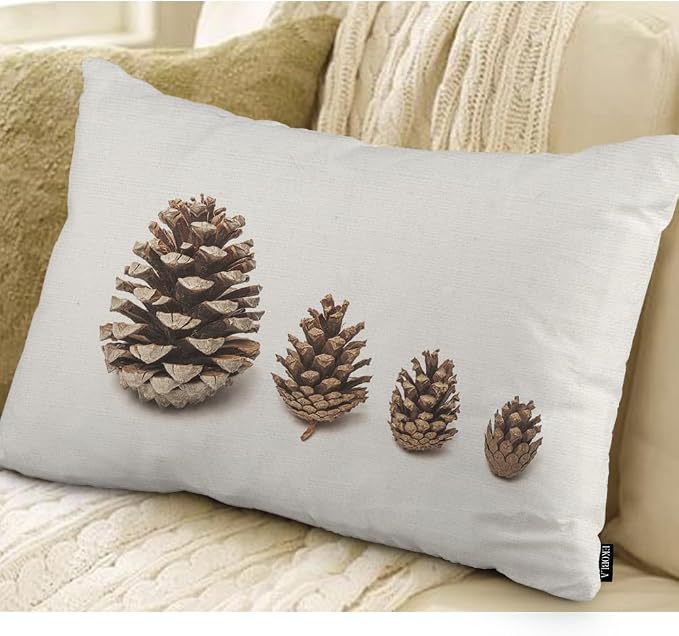EKOBLA Pinecone Throw Pillow Case - Image 2