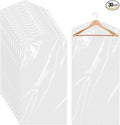 30 Pack Transparent Dust-proof Garment Covers Clear Clothes Covers by Sliverdew