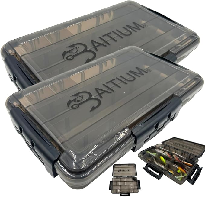 Baitium XTRAseal Waterproof Fishing Tackle Box Organizer, Tackle Boxes by Baitium