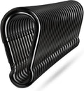 Black Carabiner Clip, Heavy Duty Spring Snap Hook Quick Link by Ekunbuy