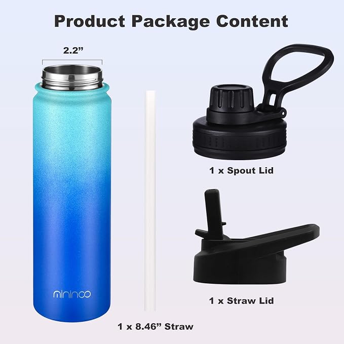 mininoo 24 oz Insulated Water Bottle - Image 5