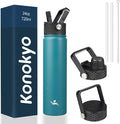 Konokyo Insulated Water Bottle 24oz Stainless Steel Sport Bottles by Konokyo