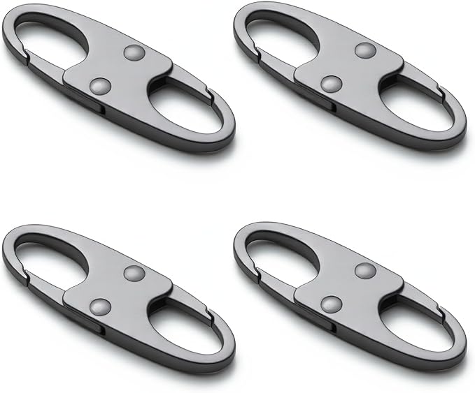 zelin Anti Theft Zipper Clips Double Opening Small Carabiner Clips, Commuting by zelin