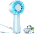 Portable Handheld Fan Personal Small Turbo Hand Fan Powerful, USB Rechargeable by AUIIAH
