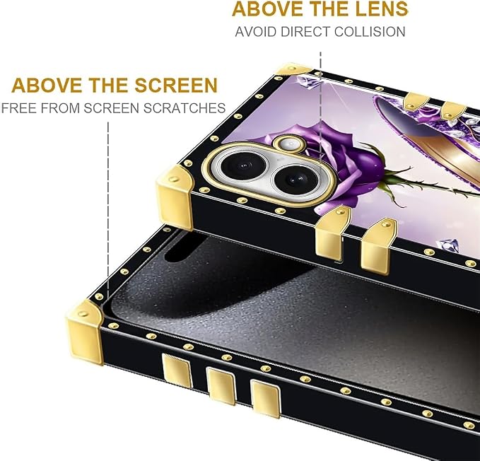 for iPhone 17 Case Luxury Golden Decoration - Image 7