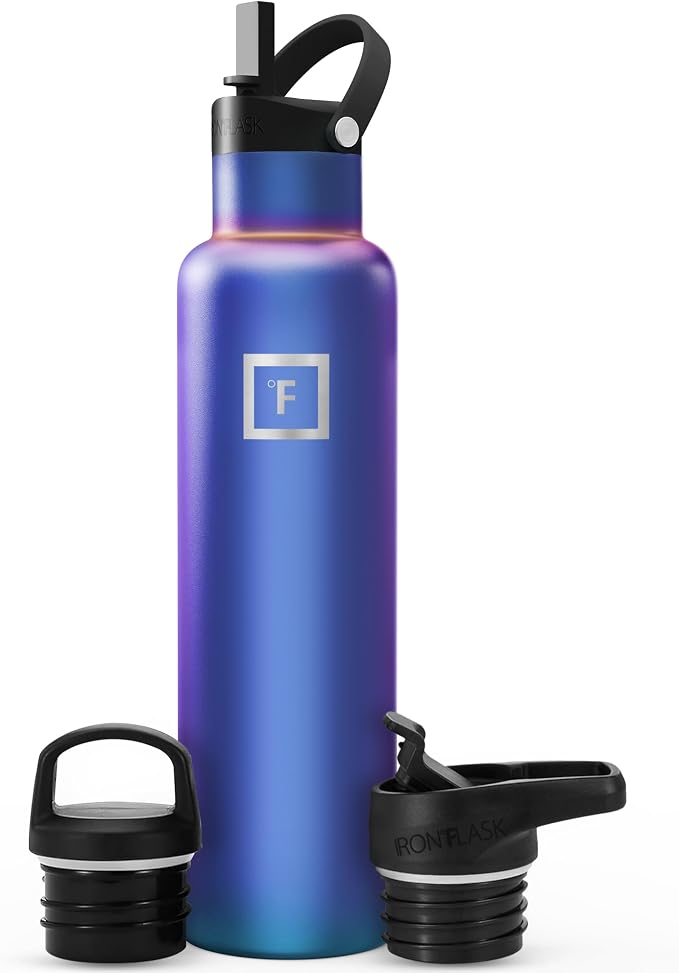 IRON °FLASK Camping & Hiking Hydration Flask - 24 oz Aurora by IronFlask