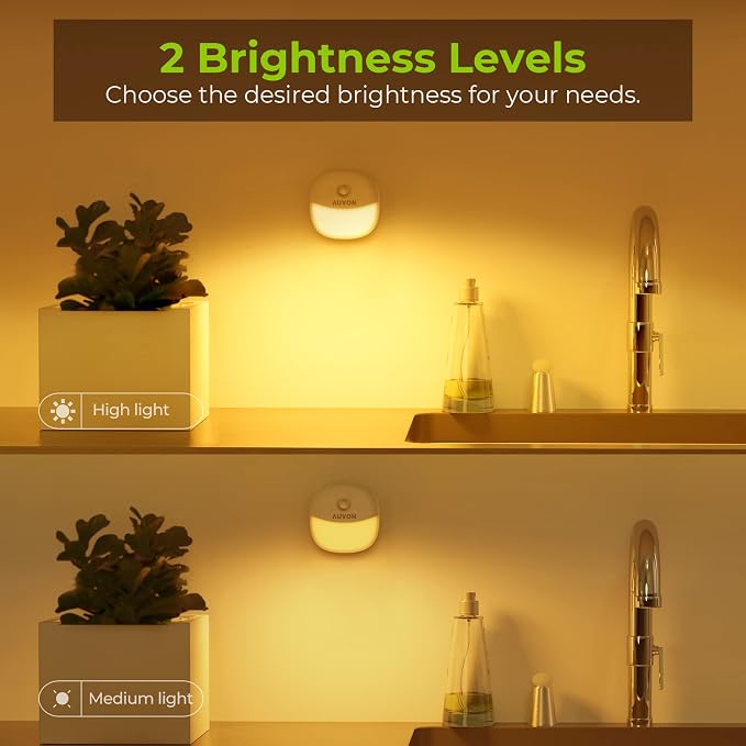AUVON Rechargeable Battery Night Light, Mini - Image 5