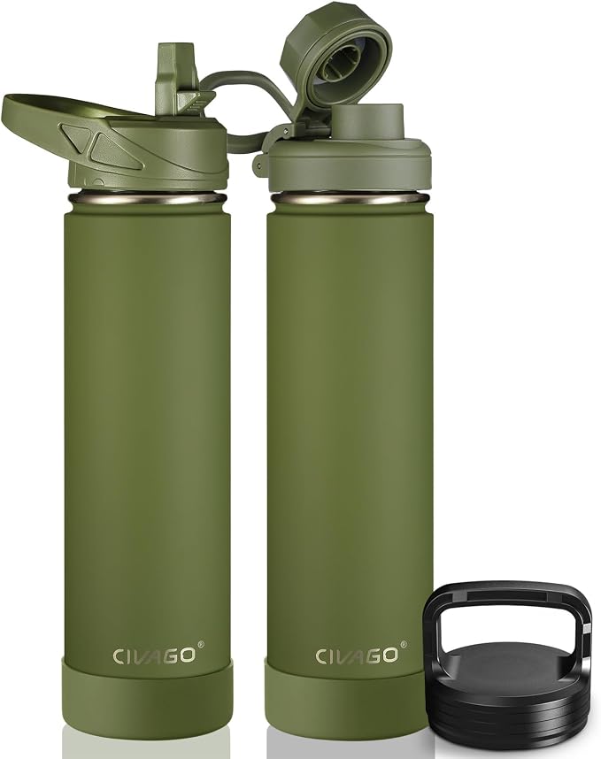 CIVAGO 24 oz Insulated Water Bottle by CIVAGO