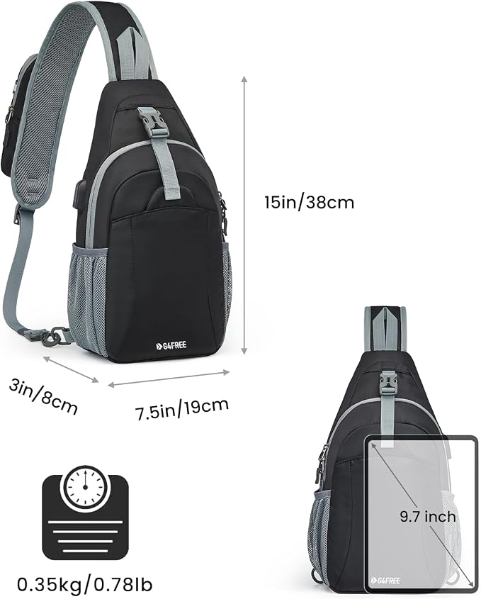 G4Free Sling Bag RFID Crossbody Sling Backpack - Image 2
