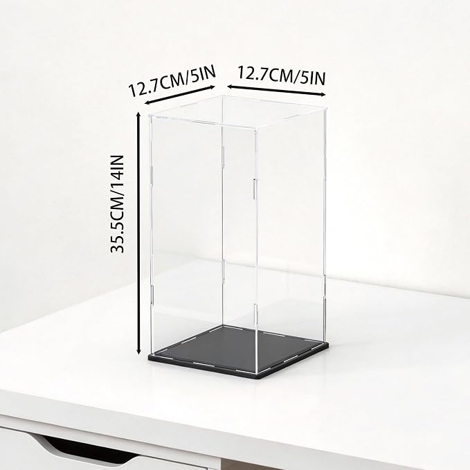 SVENJBB Display Case for Red Vine Bottle, Acrylic Box for Trophy and Toy Figures - Image 2