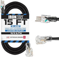Iron Forge Cable 15 ft Lighted Outdoor Extension Cord by IronForgeCable