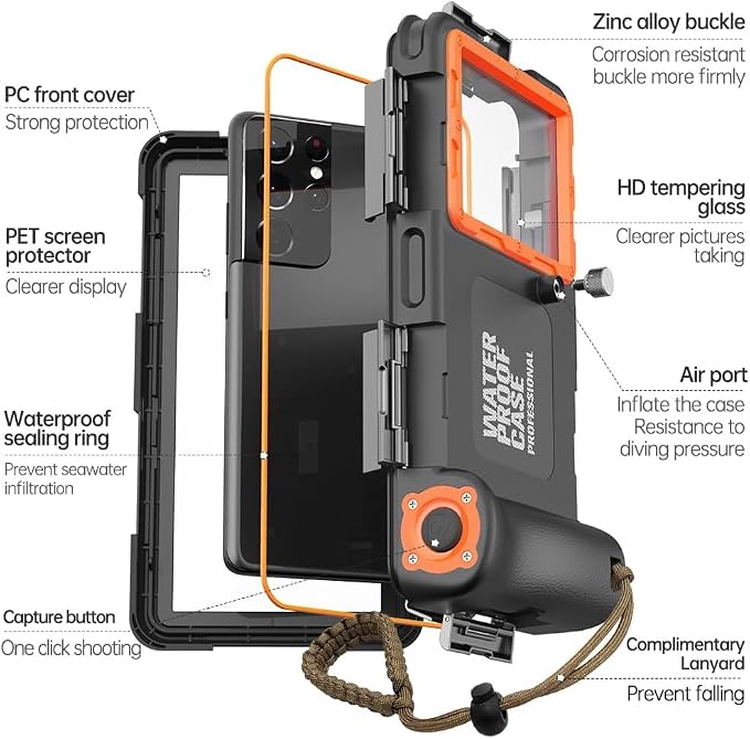 Hllhunkhe Universal Underwater Phone Case - Image 6