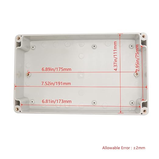 Project Box IP65 Waterproof Junction Box ABS Plastic Electrical Boxes DIY - Image 3