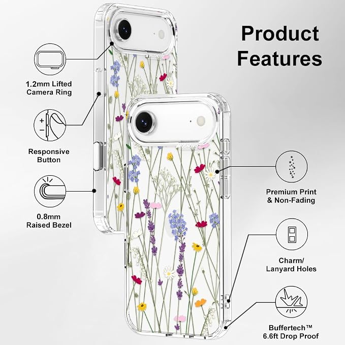 MOSNOVO for iPhone Air Case | Military Grade 6.6ft Drop Tested | Camera Control - Image 7