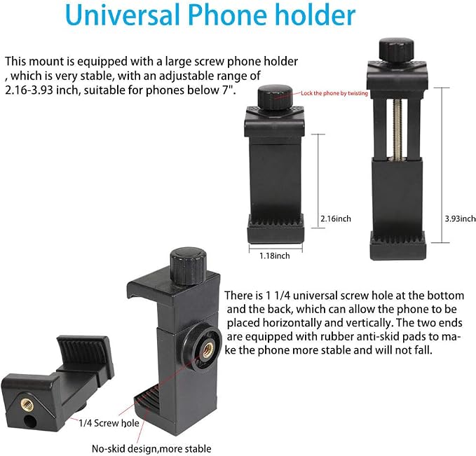 Backpack Clip Mount with Phone Holder Accessories - Image 4