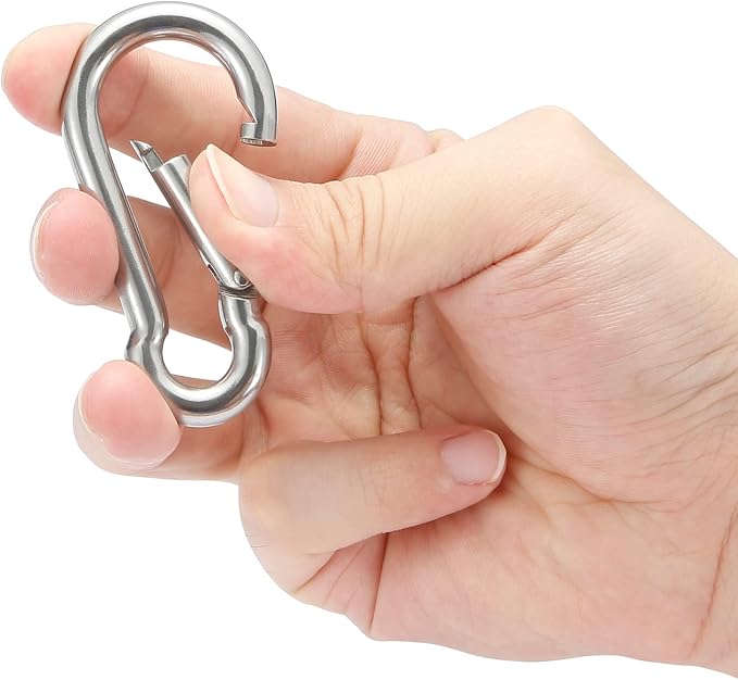 sprookber Stainless Steel Spring Snap Hook Carabiner - Image 4