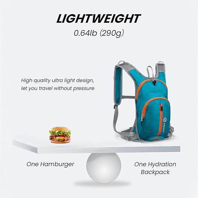 Nepest Hydration Pack Backpack for Women & Men, Lightweight Water Backpack - Image 2