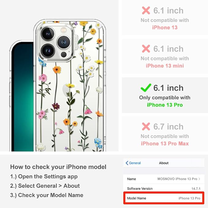 MOSNOVO Case for iPhone 13 Pro - Image 2