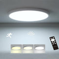 12 Inch Motion Sensor Ceiling Light Indoor, 24w Flush Mount Light Fixture Round by Unknown