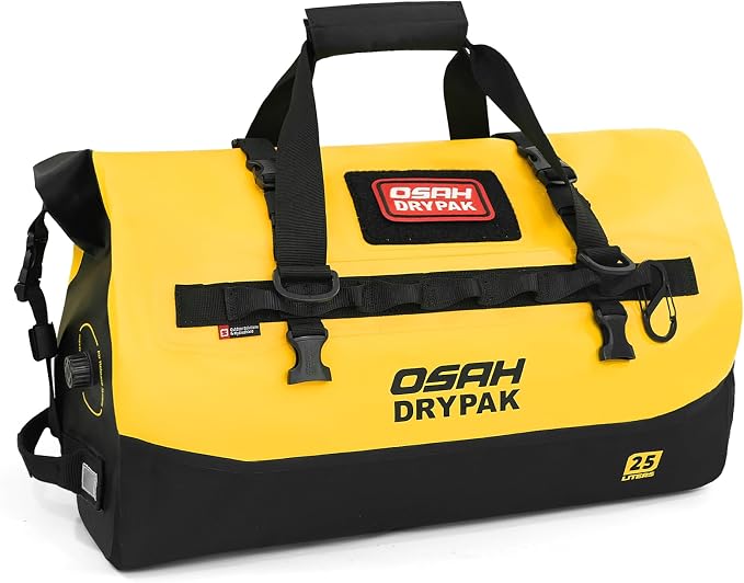 OSAH DRYPAK Waterproof Duffel Bag 25L/40L/60L – Heavy-Duty Motorcycle Tail Bag by OSAHDRYPAK