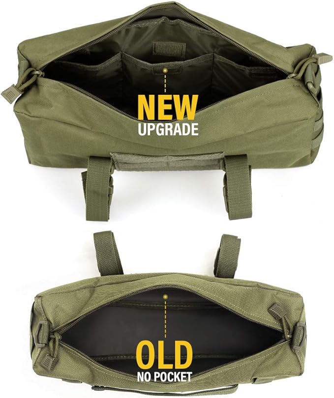 WYNEX Large Molle Pouch, Tactical Molle Bag Vertical Admin Pouch, Modular - Image 2