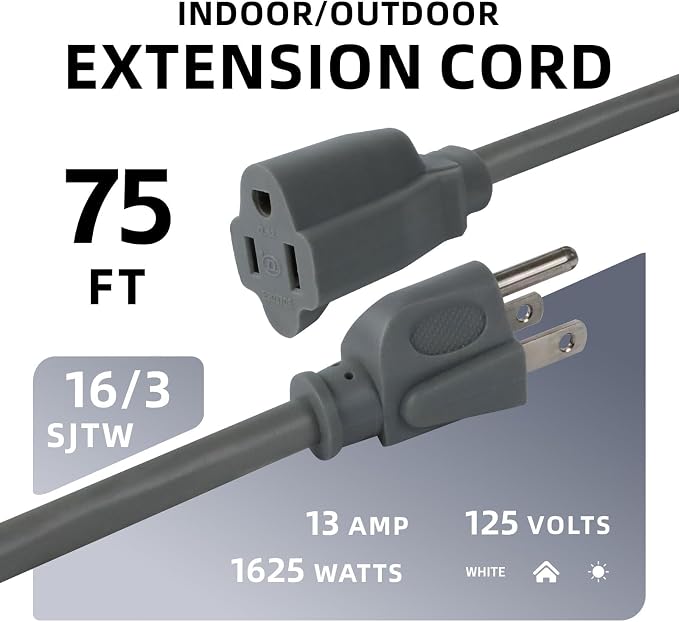 EP 75 Ft Outdoor Extension Cord - Image 2