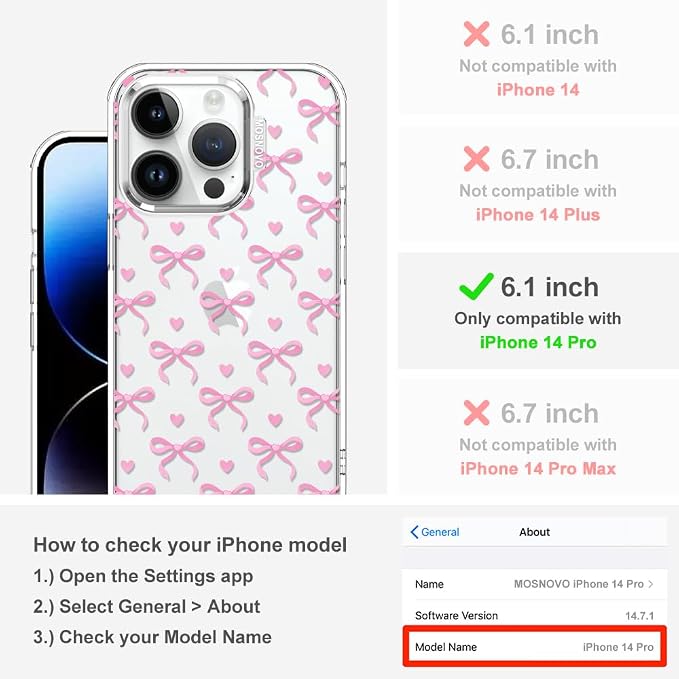MOSNOVO Case for iPhone 14 Pro - Image 2