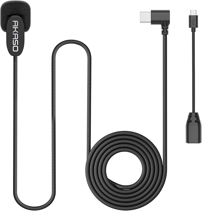 AKASO External Microphone EK7000/ EK7000 Pro/Brave 4//Brave 7 LE/Brave 4 Pro/ by AKASO