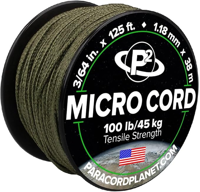Paracord Planet Micro Paracord – Thin Braided Cord by ParacordPlanet