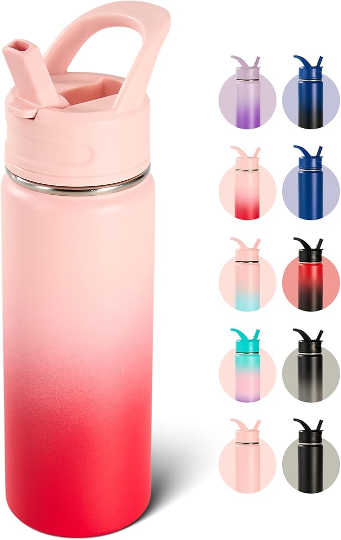 Fijinhom 18oz Insulated Stainless Steel Water Bottle by Fijinhom