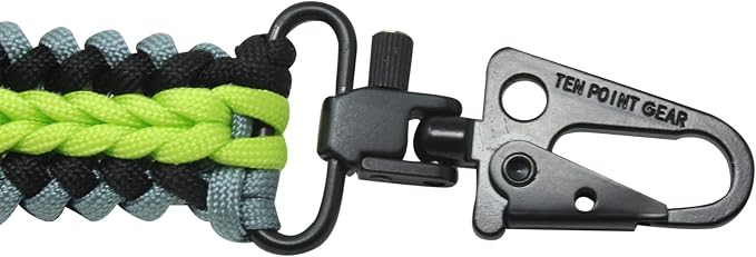 Extra Wide Gun Sling Paracord 550 Adjustable w/Swivels - Image 5