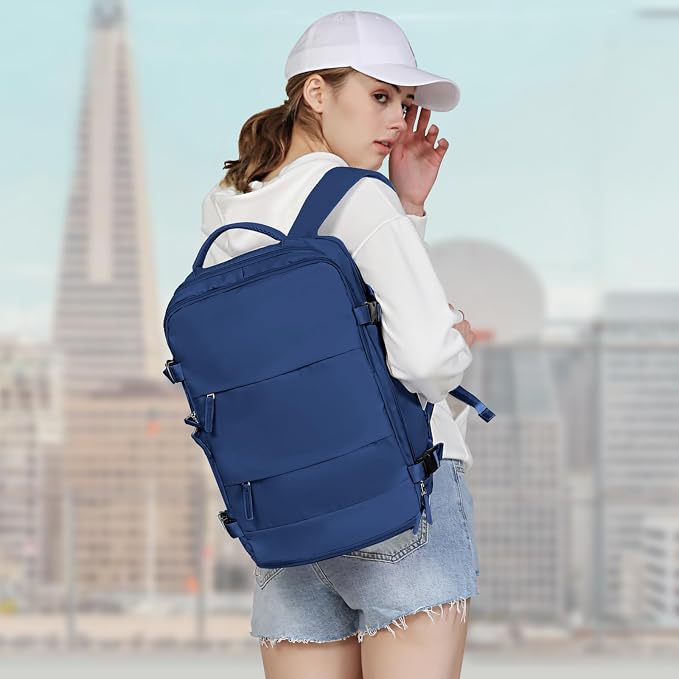 coowoz Travel Backpack for Women Men, Carry On Backpack, Hiking Backpack - Image 8
