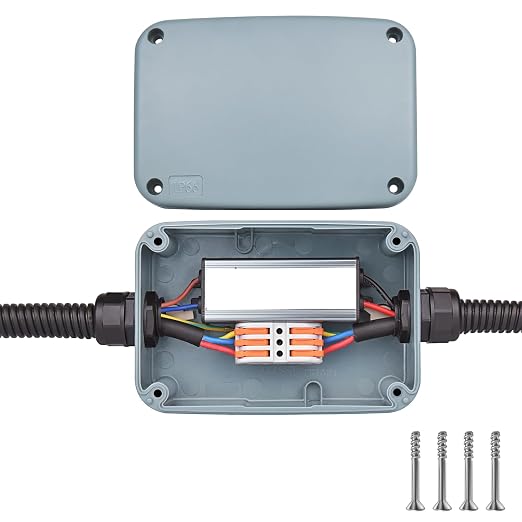 Outdoor Junction Box Waterproof, SuperInk Outdoor Electrical Boxes Weatherproof - Image 8