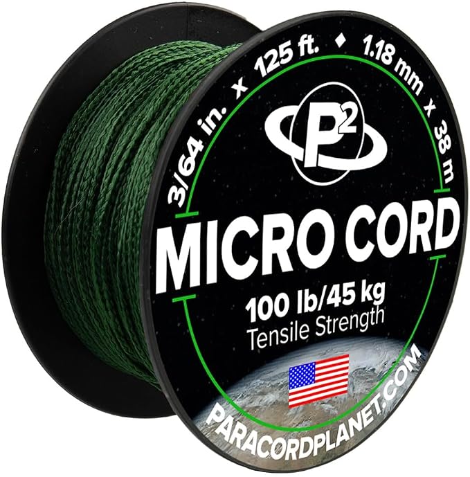 Paracord Planet Micro Paracord – Thin Braided Cord by ParacordPlanet