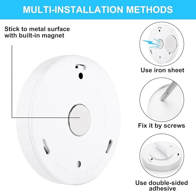 Mlambert 4 Pack Motion Sensor LED Night Light, Cordless Battery-Powered - Image 3