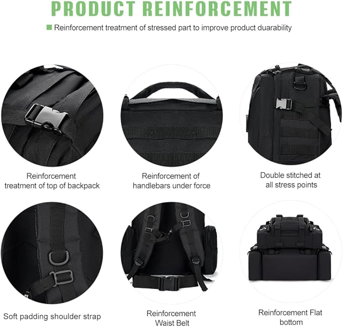 Large Military Tactical Backpack - Image 3