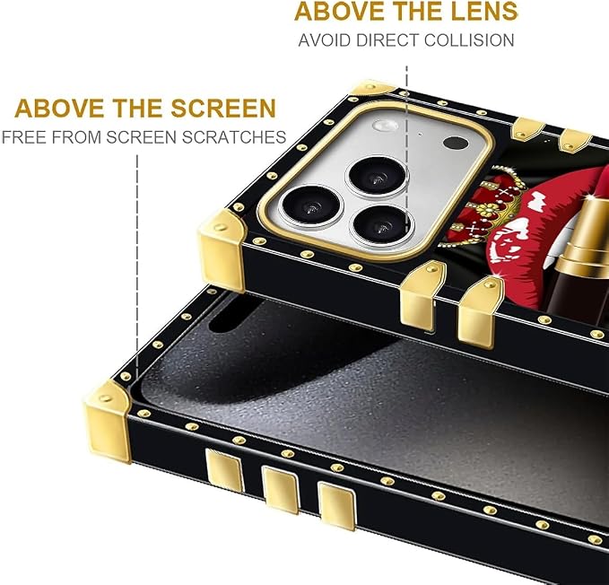 for iPhone 17 Pro Case Luxury Golden Decoration - Image 7