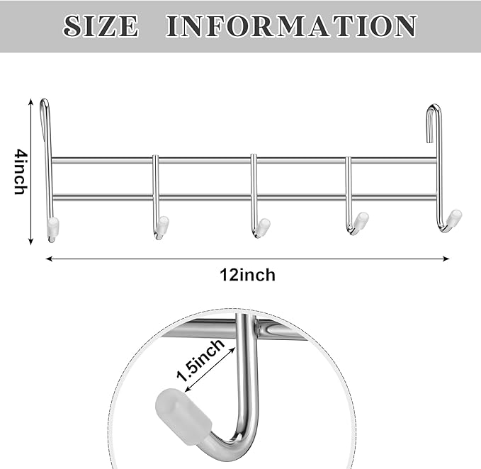 CroBlissful 2 Pcs 5 Hook Attachment - Image 2