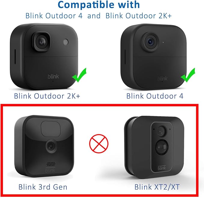 GoHonor All New Blink Outdoor 4th Gen Camera Mounting Brackets, 5 Pack - Image 2