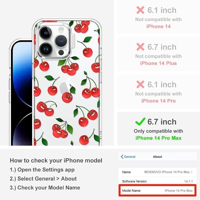 MOSNOVO Case for iPhone 14 Pro Max - Image 2