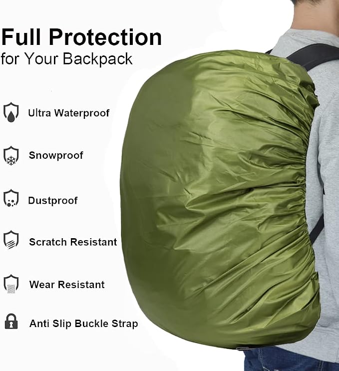 Waterproof Backpack Rain Cover - Image 2