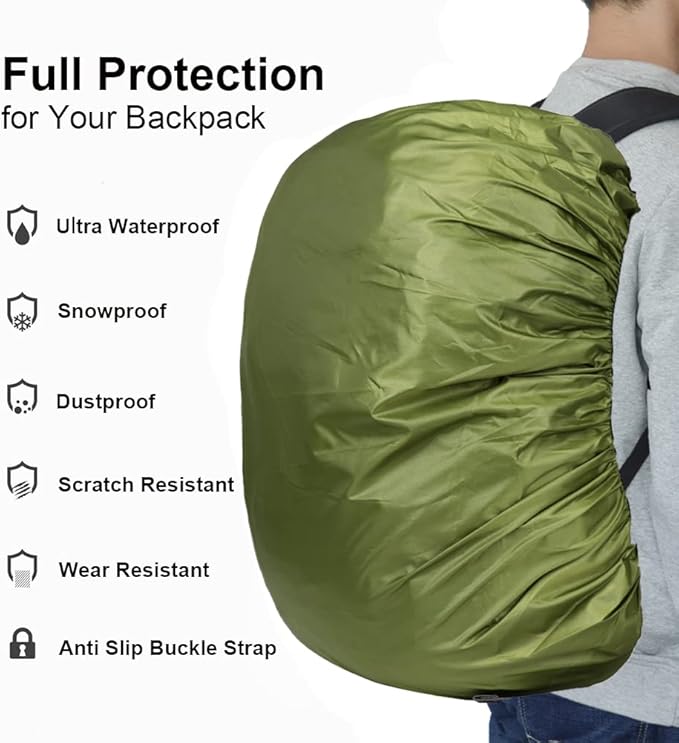 Waterproof Backpack Rain Cover - Image 2