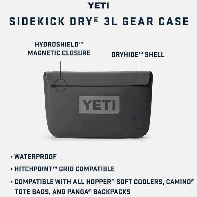 YETI Sidekick Dry Waterproof Gear Case and Bag Accessory - Image 2