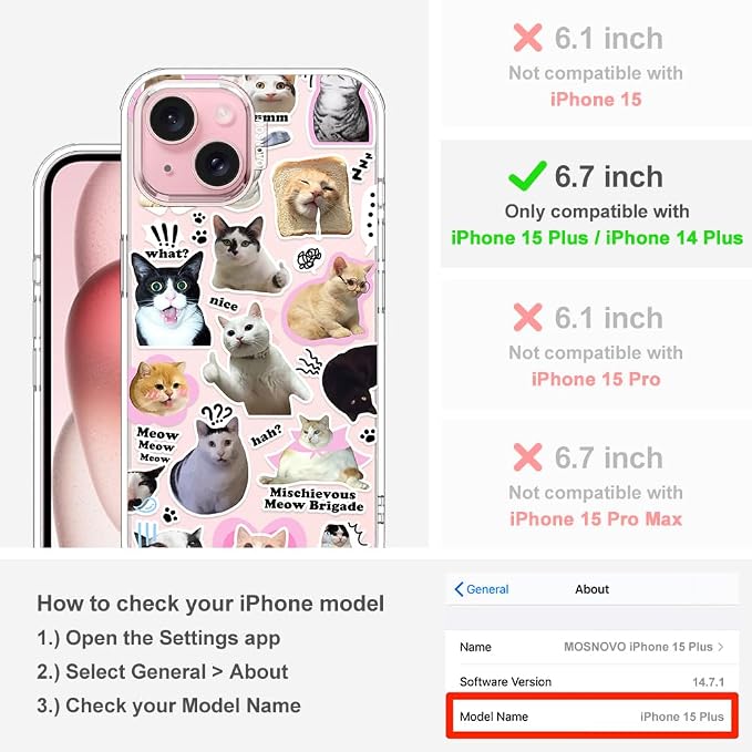 MOSNOVO Case for iPhone 15 Plus - Image 2