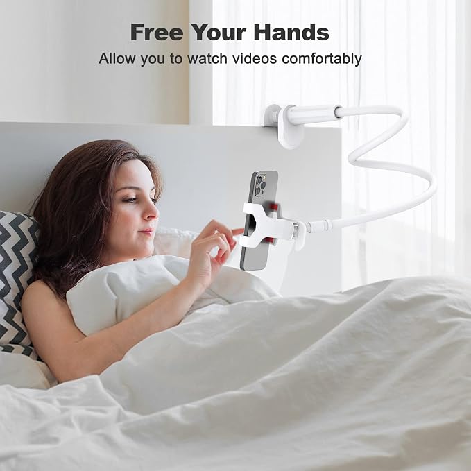 Gooseneck Cell Phone Holder, Universal 360 Flexible Phone Stand Lazy Bracket - Image 7
