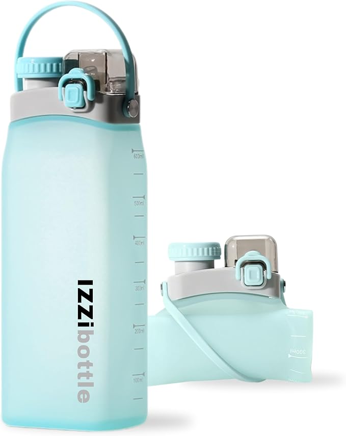 IZZI bottle Collapsible Lightweight Silicone Water Bottle | BPA Free, by Unknown