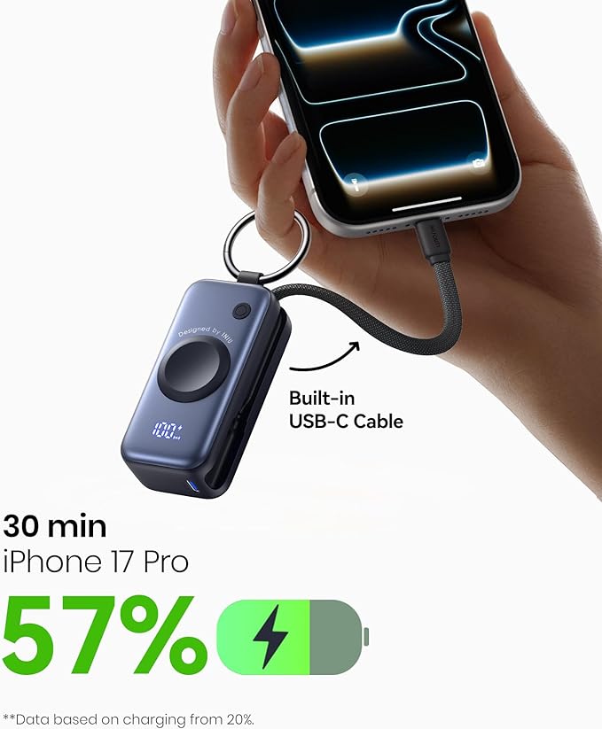INIU SnapGo Mini Portable Charger, Power Bank - Image 4
