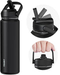 TOURIT 24 oz Insulated Water Bottle, Stainless Steel Water Bottles by TOURIT