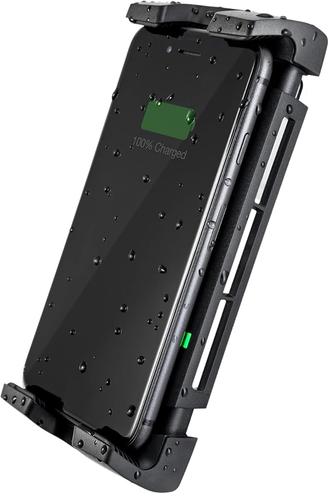 SCANSTRUT Active 15W Waterproof Wireless Charger Mount, IPX6 Rated, 12/24V Qi by Scanstrut
