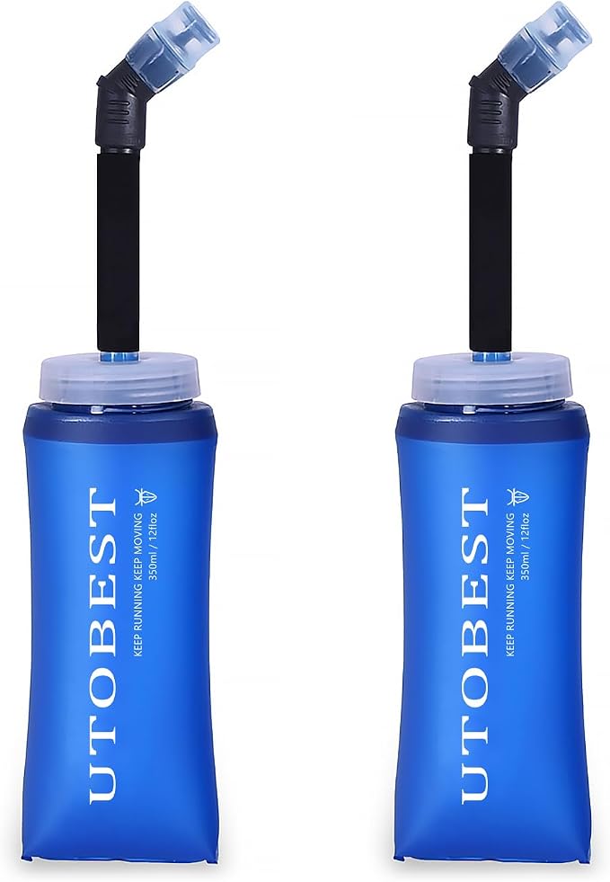UTOBEST Soft Flask Collapsible Running Water Bottle, Flexible TPU Folding Flask by UTOBEST
